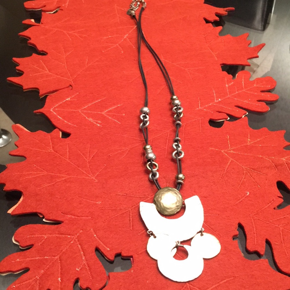 Beautiful Chico’s long neckless!